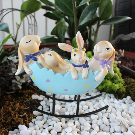 BunnyCharm Ornament - Påskhare Konstharts Ornament Carvallo