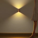 TimberSense Light - Uppladdningsbar Rörelsesensor Väggljus gjort av Trä Carvallo