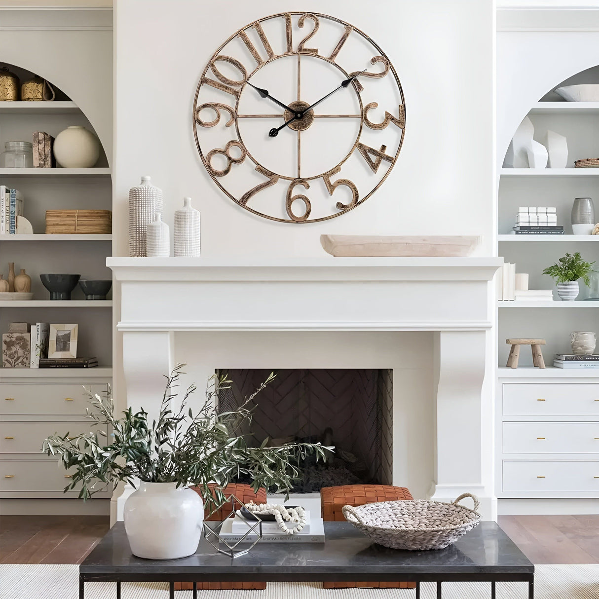 RetroTime – Stilig retro digital väggklocka med stor och lättläst display Carvallo