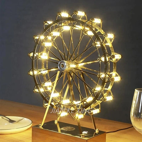 Nederländerna Designer Led bordslampa med pariserhjul MILA Sverige