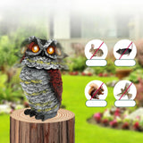 NightGlare Staty - Solkraftad ugglestaty Carvallo