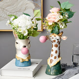 Animal dekorativ vas – Kreativ design med bubbelutseende Carvallo