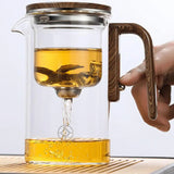 TranquilSip Tekanna – Magnetisk Växel Filter Glas Teapot Carvallo