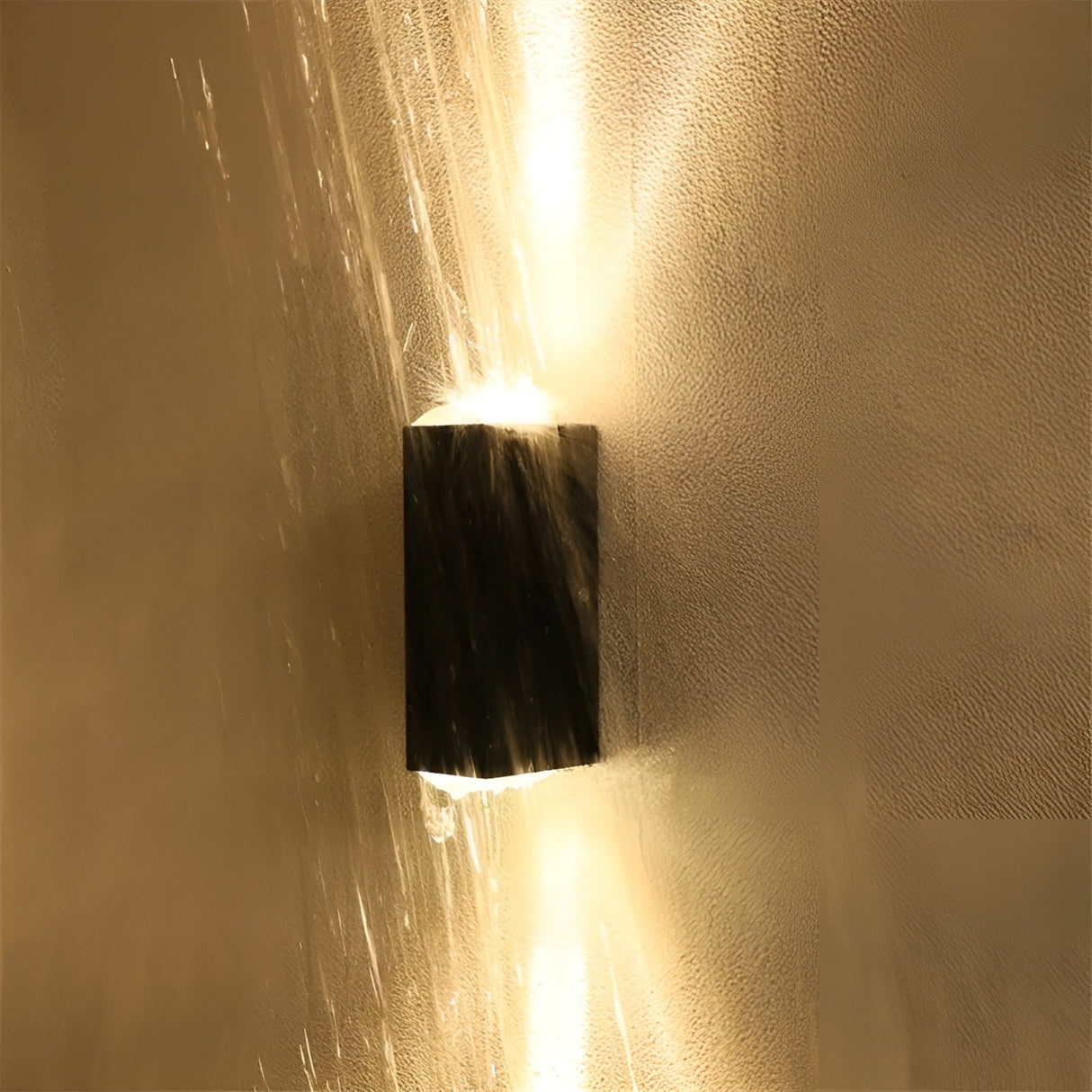 LED vägglampa i betongutseende – Väderbest belysning för inomhus- och utomhusbruk Carvallo