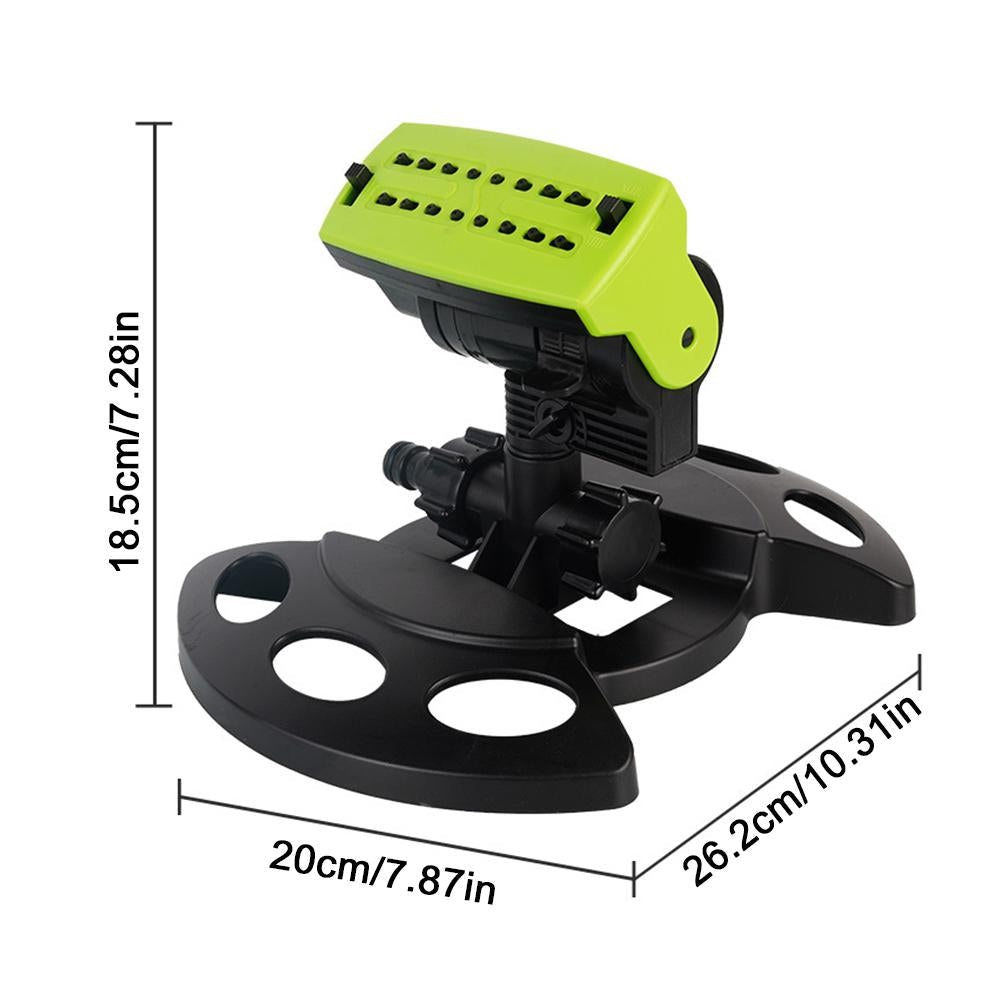 Trädgårdssprinkler med 180-graders roterande huvud Carvallo