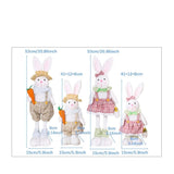 JollyHoppers Docka – Dekorativ påskhar med inbyggda ben Carvallo