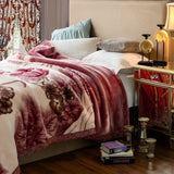 PlushDream Filt - Mjuk Fuskpäls Mikrofiber Dubbel Lager Plyschfilt Carvallo