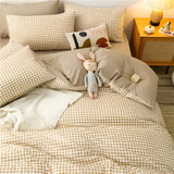 CheckeredDream sängklädesset - Avslappnad rutig sängklädesset Carvallo