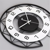 NordicFlair Klocka - Modern Nordisk Hem Konst Trä Klocka Carvallo