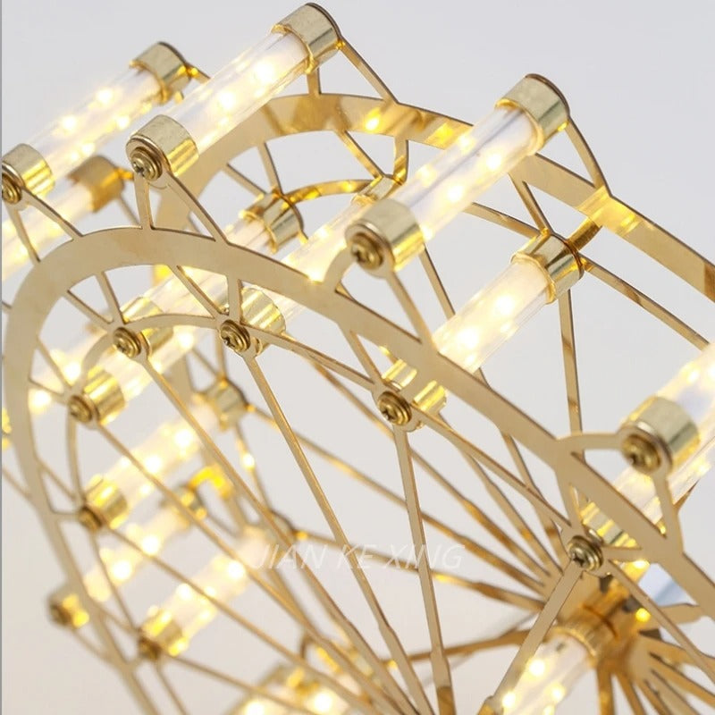 Nederländerna Designer Led bordslampa med pariserhjul MILA Sverige