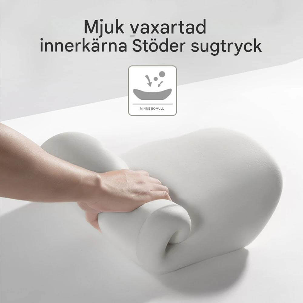 Travilo – Ergonomisk Nack- och Ryggkudde för Bilresor | Anpassningsbar Komfort i Varje Sits-Back & Lumbar Support Cushions-BB-Hemnix