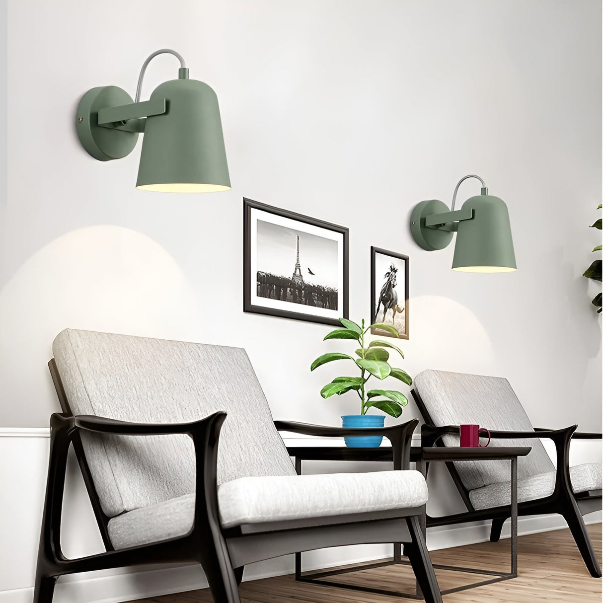 LED-vägglampa i skandinavisk stil – Aluminium & LED | Dekorativ belysning för hemmet Carvallo