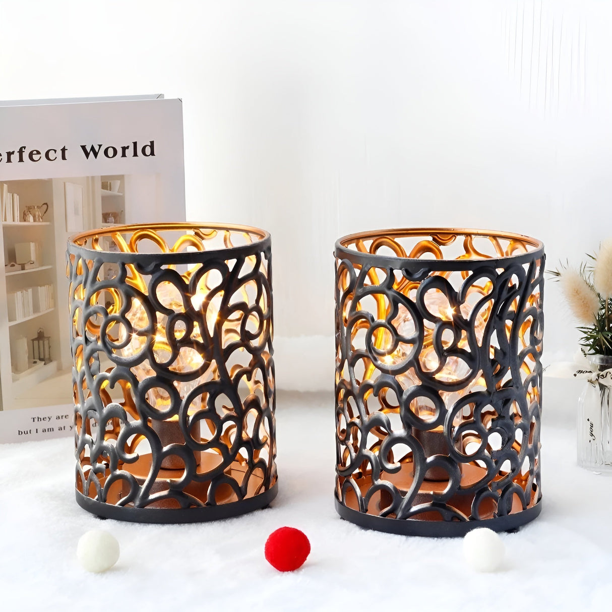 Carvallo - Trådlös bordslampa med dimbar LED för modern belysning Carvallo