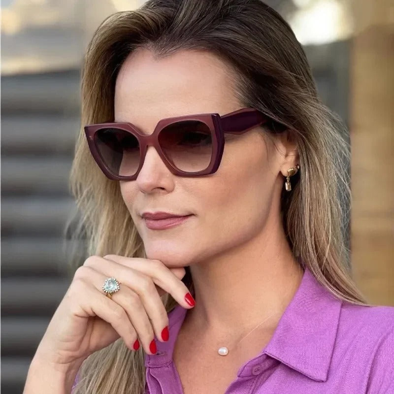 Kattöga Runda Solglasögon-Sunglasses-Bellasverige-Hemnix