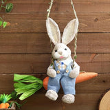 HoppyHaven Dekor – Påskhalmskanin Hängdekoration Carvallo