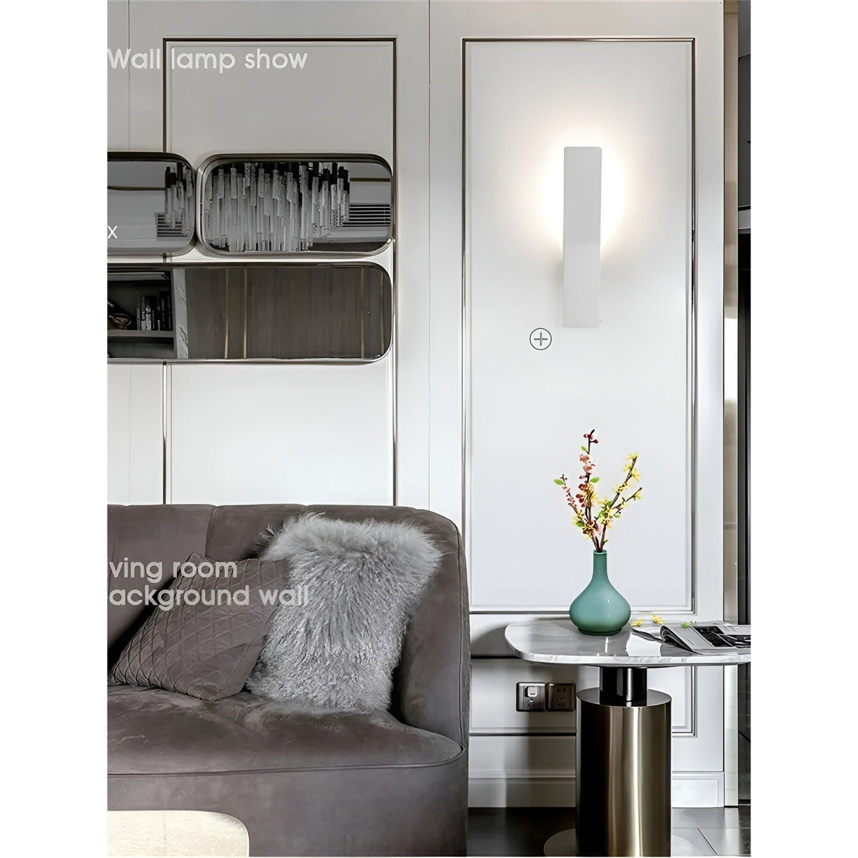 TrendEdge Light – Dekorativ LED Inomhus Vägglampa Carvallo