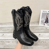 Dam Vintage Broderade Cowboyboots Bellasverige
