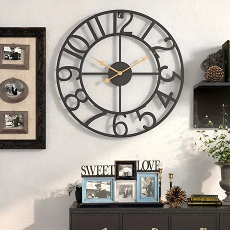 RetroTime – Stilig retro digital väggklocka med stor och lättläst display Carvallo