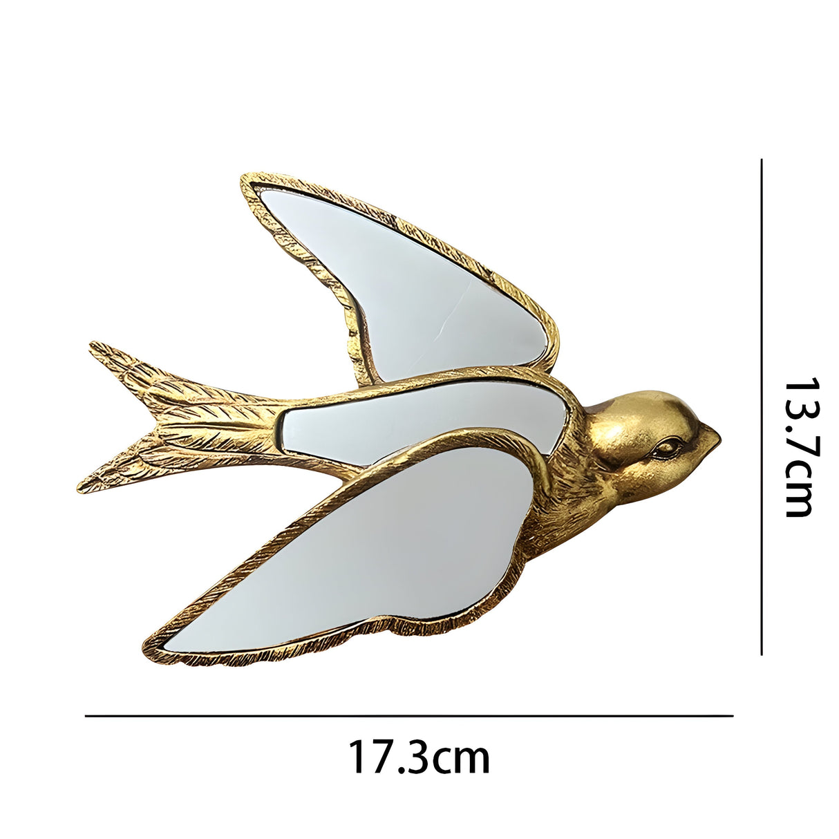 GildedWings Spegel – Dekorativ Vintage Skogsspegel Carvallo