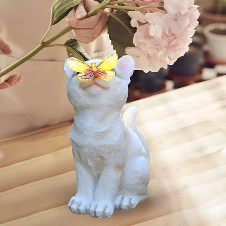 SolarPaws Ljus - Dekorativ Kattsolar LED Figur Figurine Ljus Carvallo