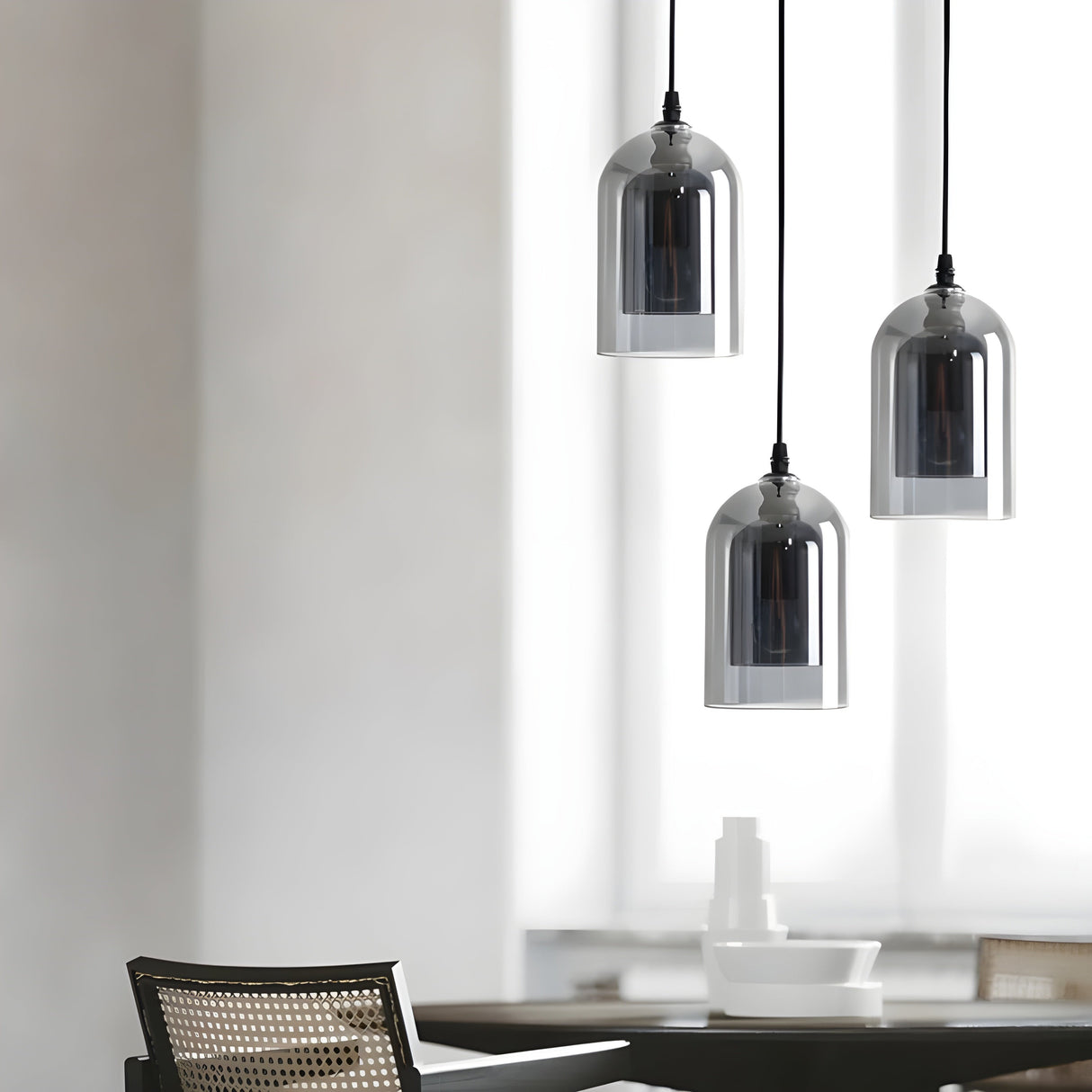 SkyGleam Light - Modern Dubbel Glas Pendellampa Carvallo