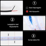 GlowTail - LED DRL Huvlist för Bil | 150cm Sekventiellt Ljusband med Vattentålig Design-Motor Vehicle Lighting-BB-Hemnix