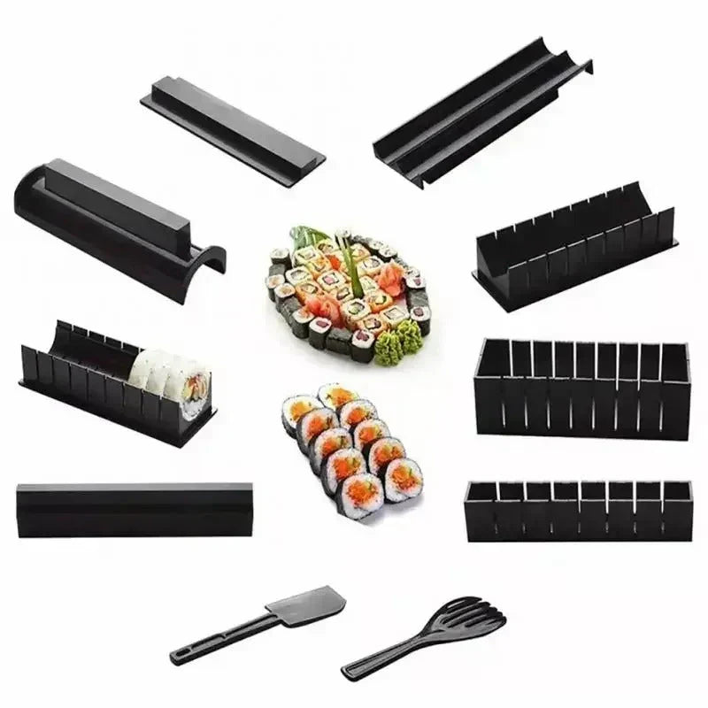 Sushi Rullar Och Skärsats – Praktiskt Sushi Kit Med Mallar Och Tillbehör Carvallo