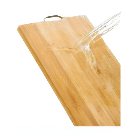 SliceNest Skärbräda – Naturlig Bambu Skärbräda med Handtag Carvallo