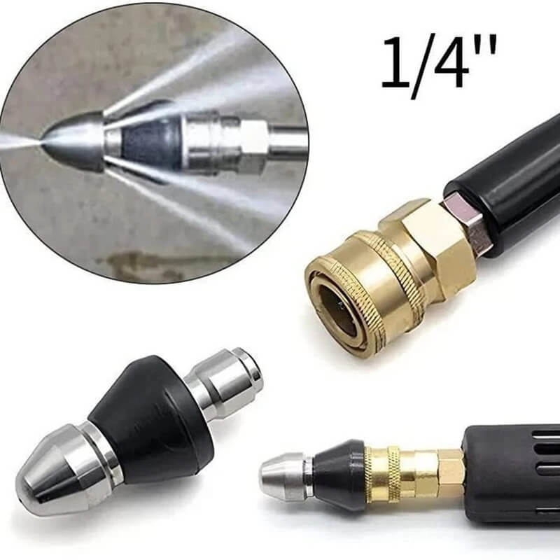 JetRens – Högtrycksmunstycke för Rör & Avlopp | Rengör Svåråtkomliga Blockeringar Med Precision-Washer Nozzle-BB-Hemnix