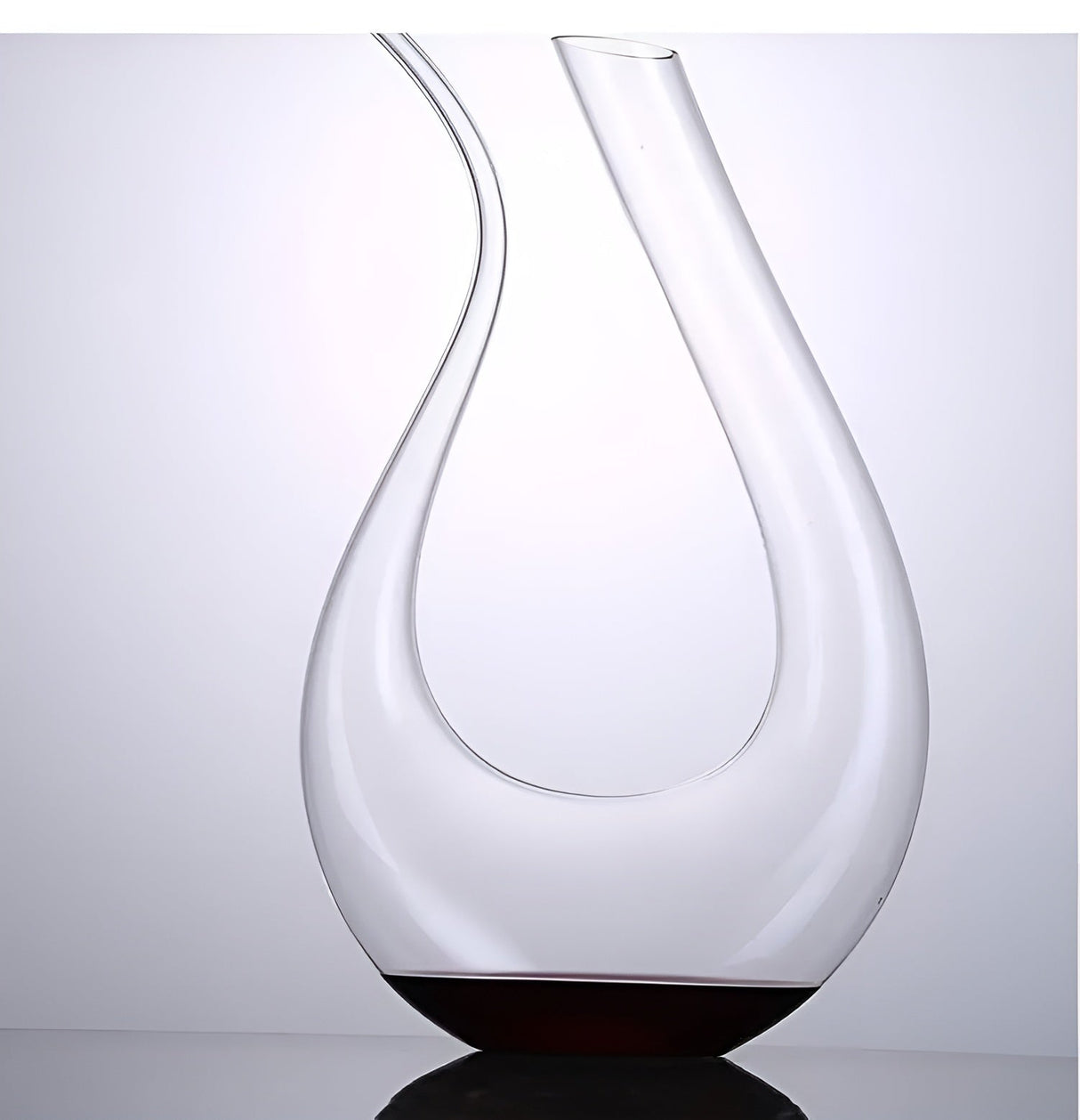 Kristall vinluftare i snäckform – Blyfri för vin eller konjak | Dekorativ för hemmet & bar Carvallo