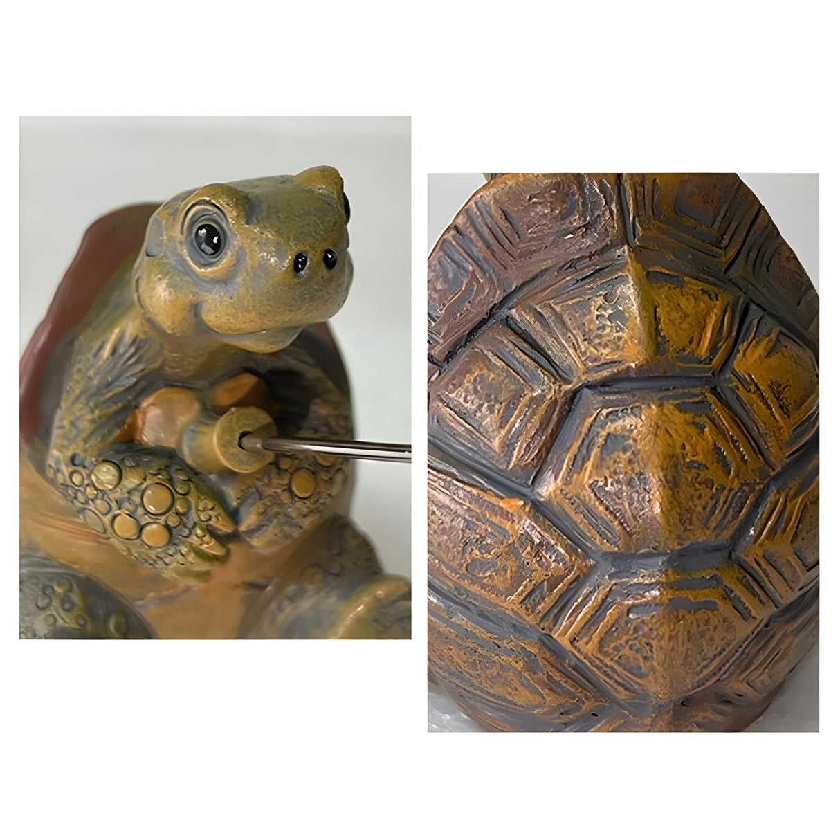 TurtleTide Staty - Dekorativ Sköldpadda Trädgårdsstaty Carvallo