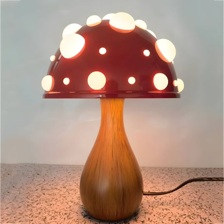 AmanitaDream Lampa - Amanita Svamp LED Vägglampa Carvallo