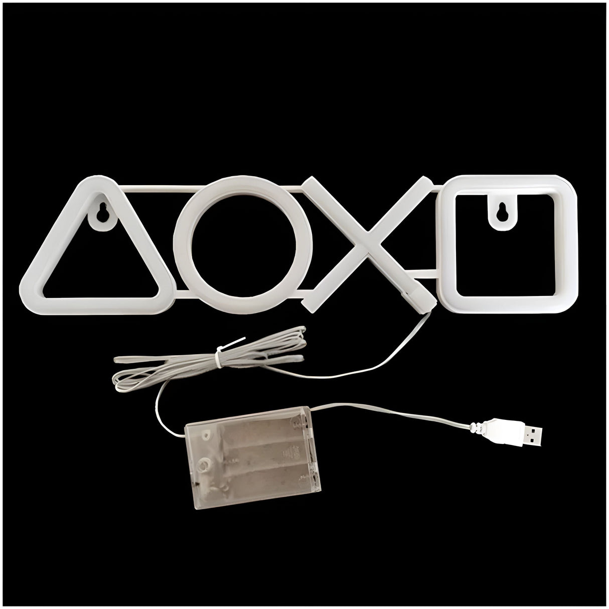 NeonGamer Lampa - Dekorativ USB-driven LED neon väggskylt Carvallo