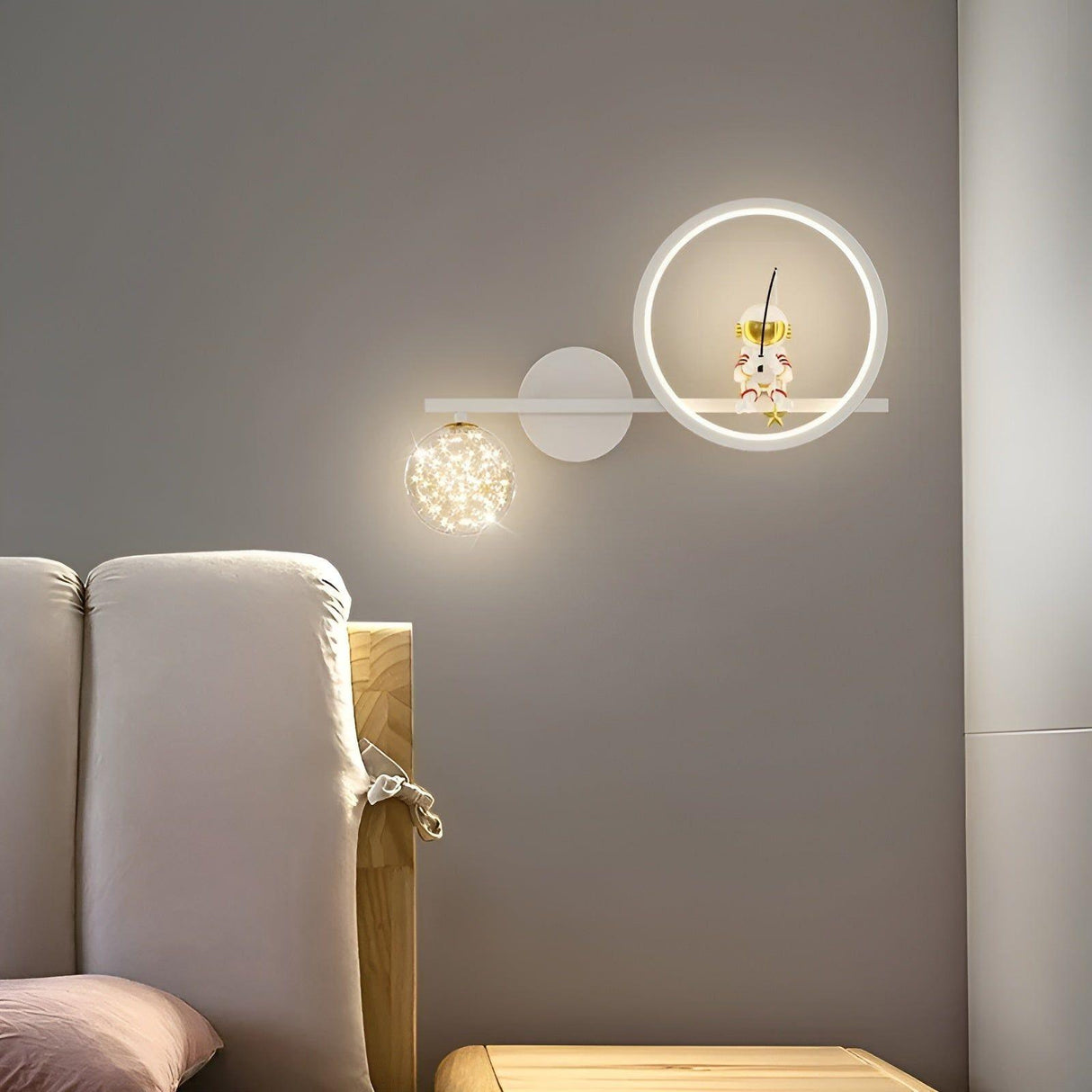 AstroGlow Lampa - Modern Barn Stjärnhimmel Projektor LED Vägglampa Carvallo