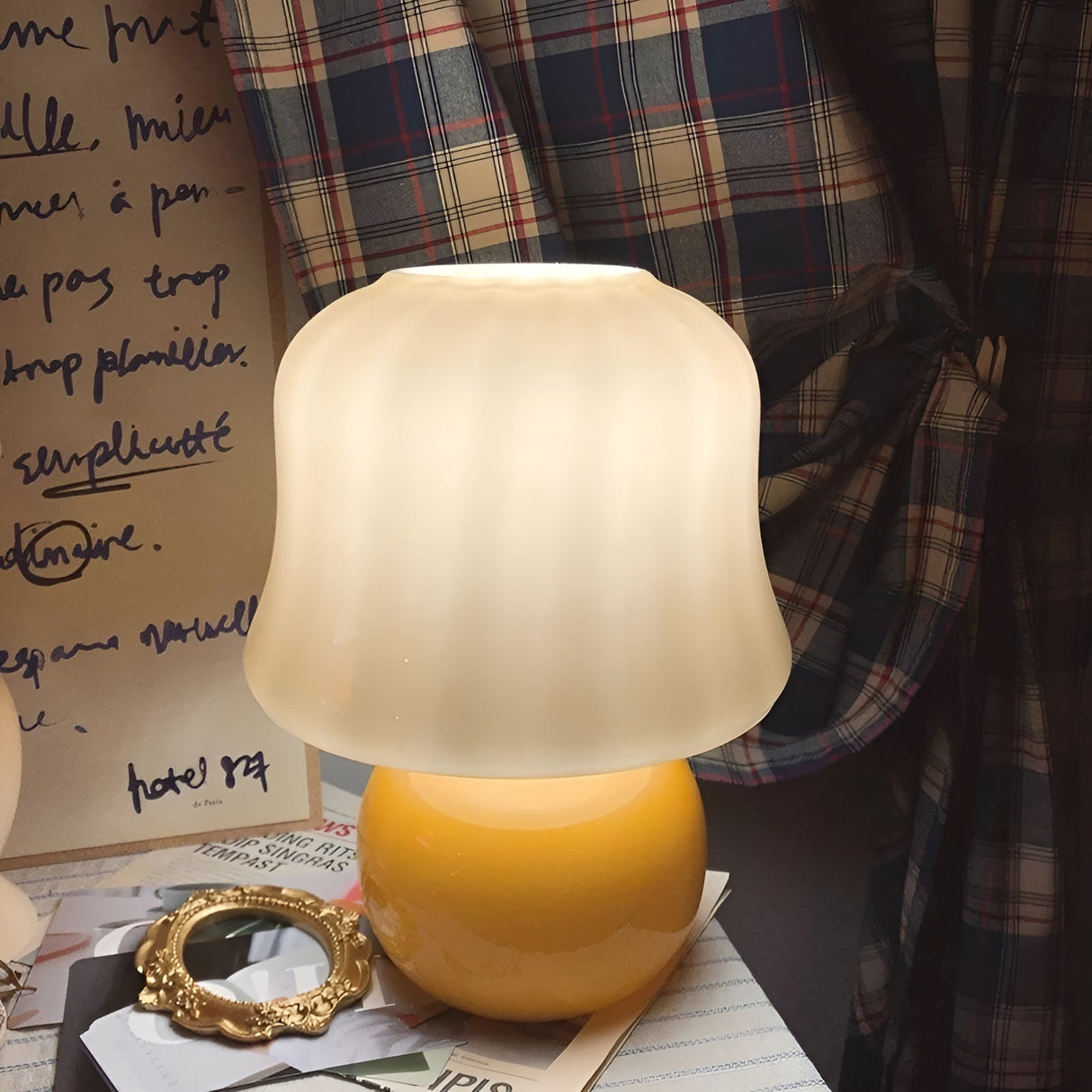 AmbiMush Lampa – Dekorativ Svamp-Bordslampa Carvallo