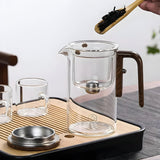 TranquilSip Tekanna – Magnetisk Växel Filter Glas Teapot Carvallo