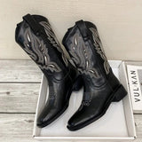 Dam Vintage Broderade Cowboyboots Bellasverige