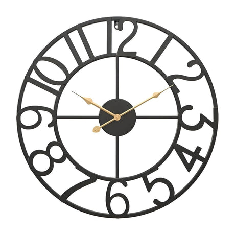 RetroTime Klocka - Retro-Digital-Väggklocka tillverkad av Metall Carvallo