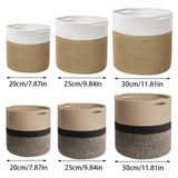 CottonCraft Korg - Fällbar Flätad Seilkorg Carvallo