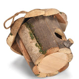 RusticWing Boet - Utomhus Hängande Trä Fågel Bo Carvallo