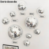 GlimmerArc Discokula – Metallisk Väggdiskokula Carvallo