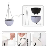 MacraBloom Toppljusk - Trädgård Makramé Hängande Blomkruka Carvallo