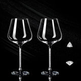 Kristallglas i 2-pack – Eleganta vinglas | Höga & Lyxiga för fester & evenemang Carvallo