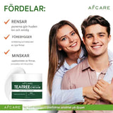 GrönRoa – Vegansk Ansiktskräm med Tea Tree | För en Lugnare, Mer Balanserad Hud-Acne Treatments & Kits-BB-Hemnix