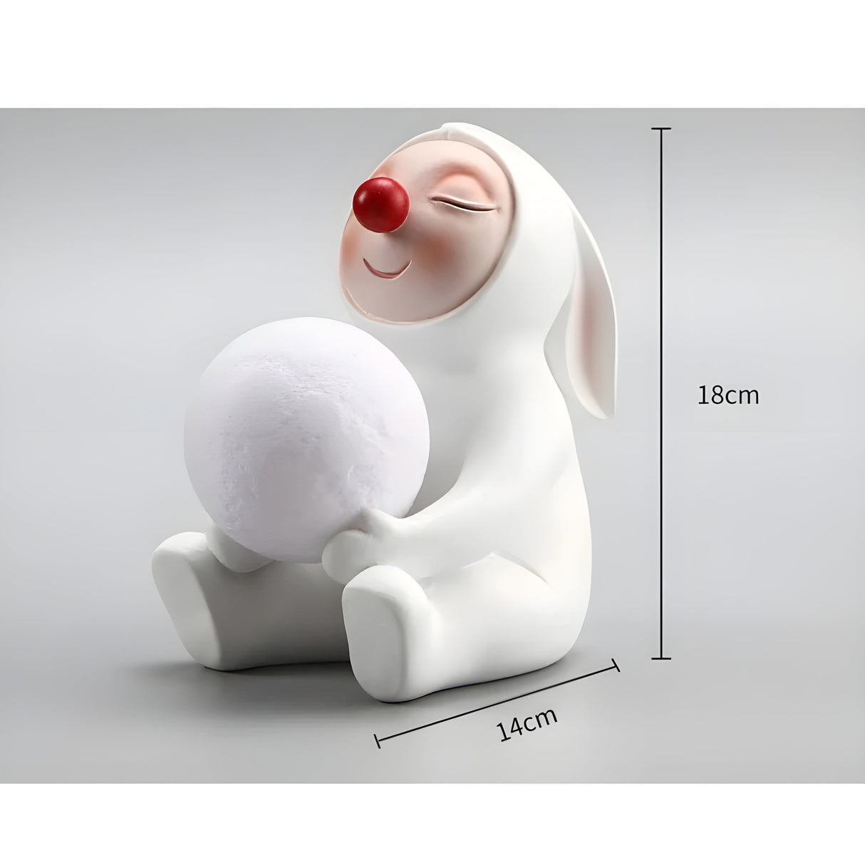 GlowRabbit Lampa – Förtrollande USB-bordslampa med uppladdning Carvallo