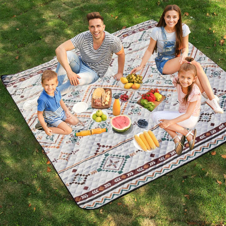 Fällbar Picknickfilt – Vattentät & Sandfri | Perfekt för utomhusäventyr Carvallo