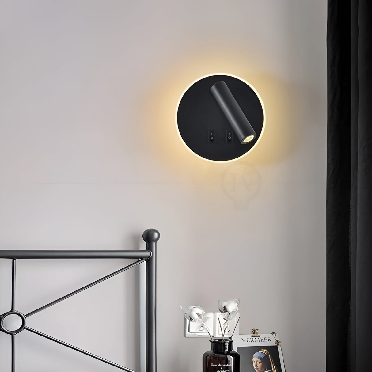 OrbiBeam Ljus – Justerbar 350-Graders Rotation Vägglampa Carvallo