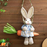 HoppyHaven Dekor – Påskhalmskanin Hängdekoration Carvallo