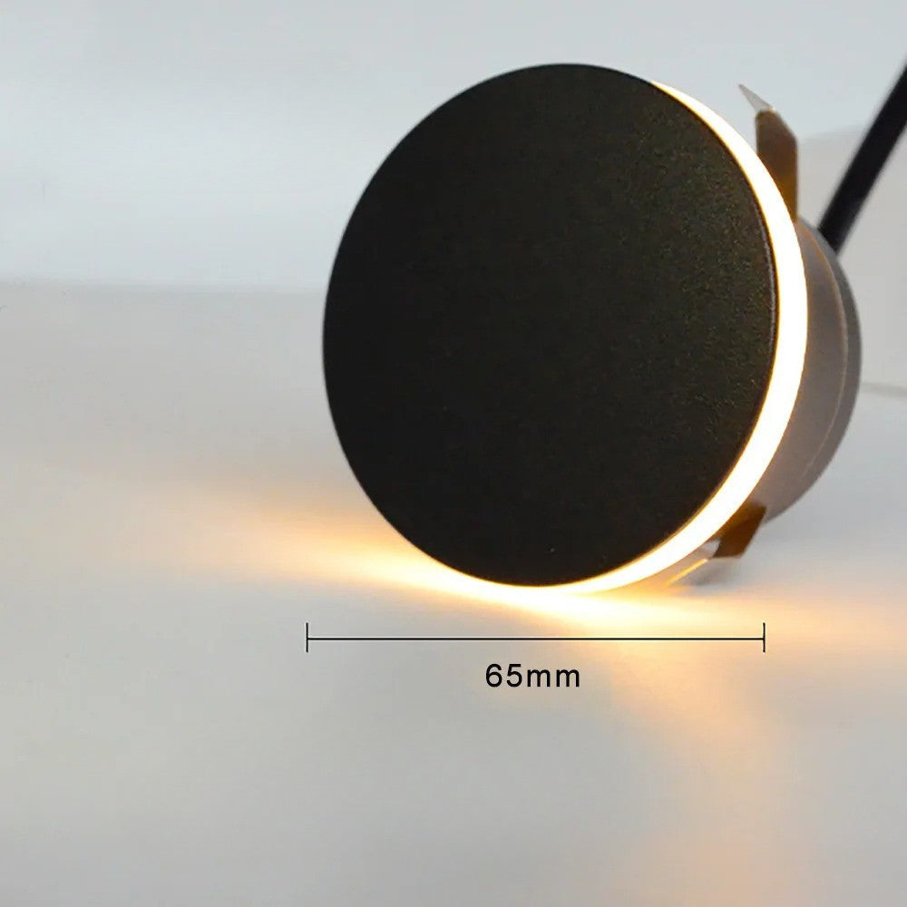 Rund LED Stegljus – Vattentåligt & Installationsbart | För Inomhus- och Utomhusbruk Carvallo