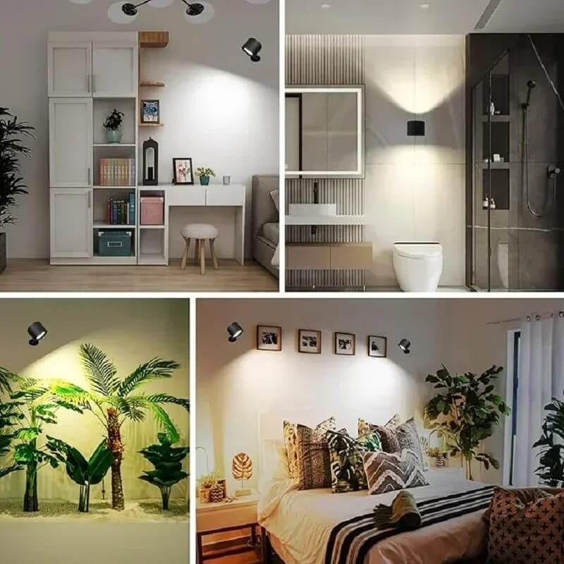 NordGlow – Magnetisk LED Vägglampa med Dubbla Ljuskällor | Flexibel Belysning för Hemmets Alla Hörn-Lamps-BB-Hemnix